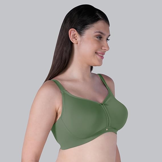 SOIE Women’s Minimiser Bra – Full Coverage, Non-Padded & Non-Wired